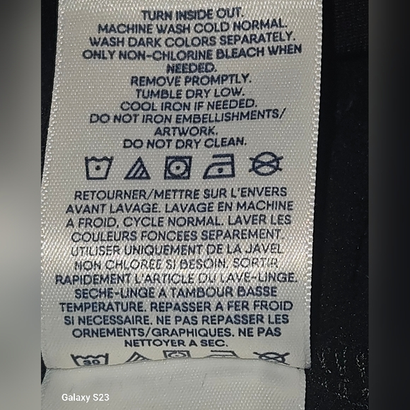 Lands End NASA Hoodie Size Youth Large Color Black With NASA Logo - Picture 7 of 7